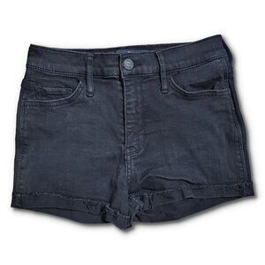 🏆Hollister High Rise Advance Stretch Black Jean Shorts